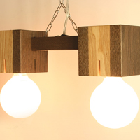 cubucubu::　6畳用　ペンダントライト 木製照明