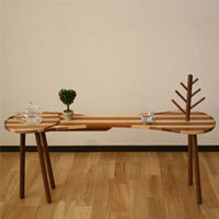  センターテーブル[TORO]天然木製 無垢材